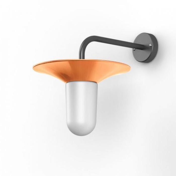 Mattglas kupfer